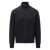 FILIPPO DE LAURENTIIS Filippo De Laurentiis Black Cardigan With Zip Filippo De Laurentiis BLUE