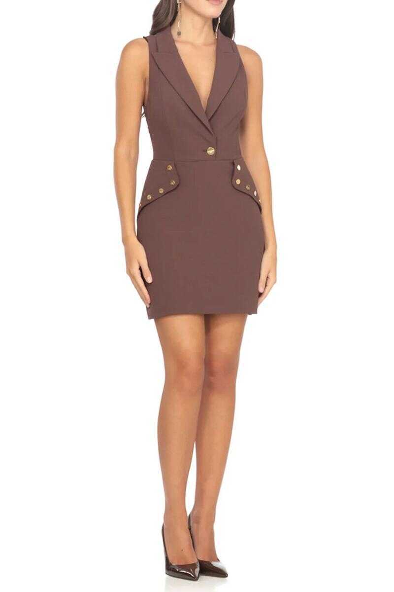 Rochii Elisabetta Franchi Elisabetta Franchi Dresses BROWN Femei (BM 19350870) 3