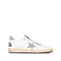 Sneakers 'Ball Star' White Sneakers And Glitter Star Detail In Leather Woman Femei