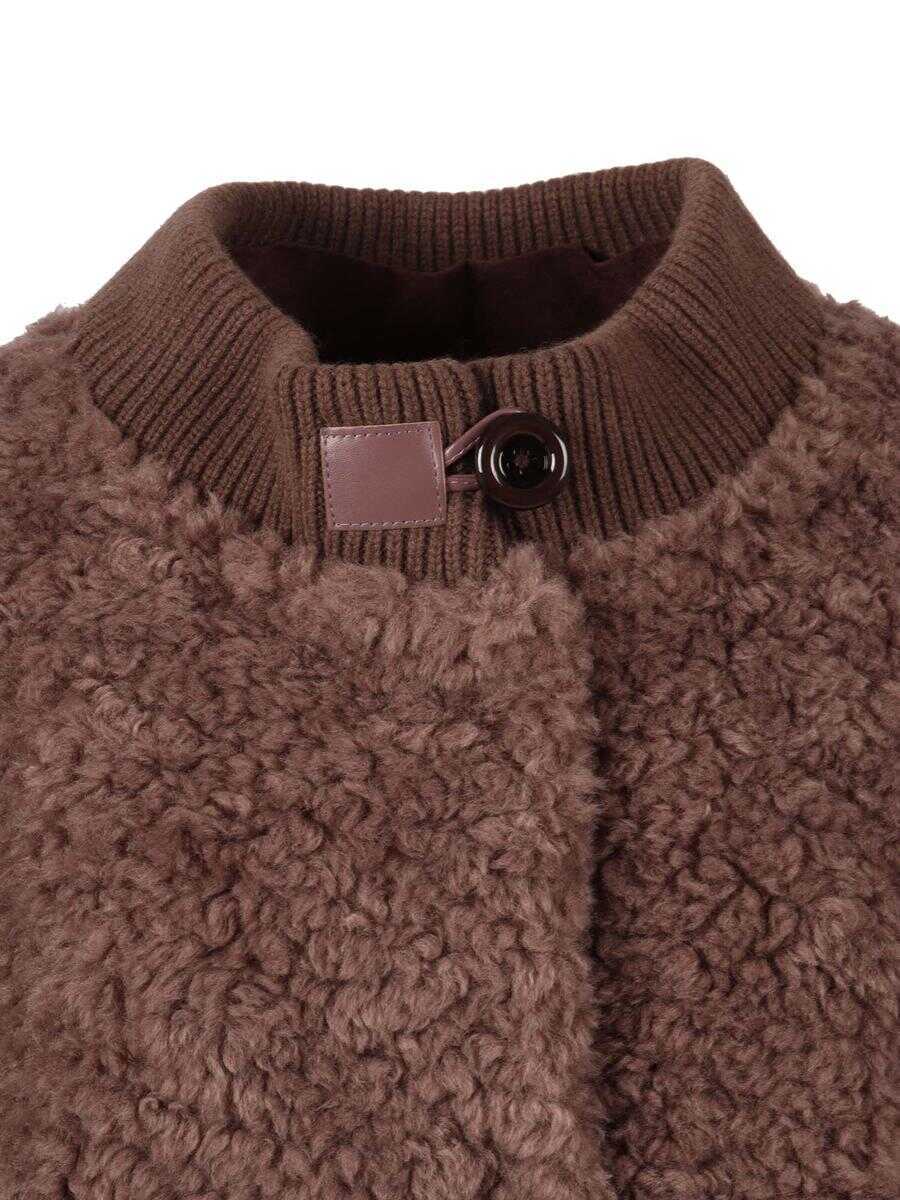 Paltoane Diego M Diego M Coat BROWN Femei (BM 19350969) 3