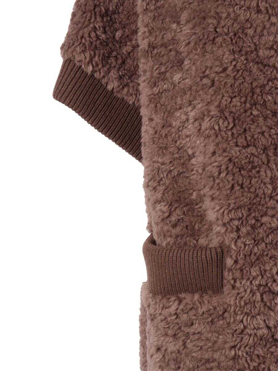 Paltoane Diego M Diego M Coat BROWN Femei (BM 19350969) 4