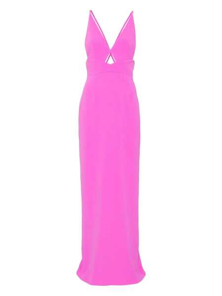 Rochii SOLACE LONDON Solace London Fuchsia Long Dress With Cross Straps Solace London PINK Femei (BM 19351080) 1