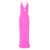 SOLACE LONDON Solace London Fuchsia Long Dress With Cross Straps Solace London PINK