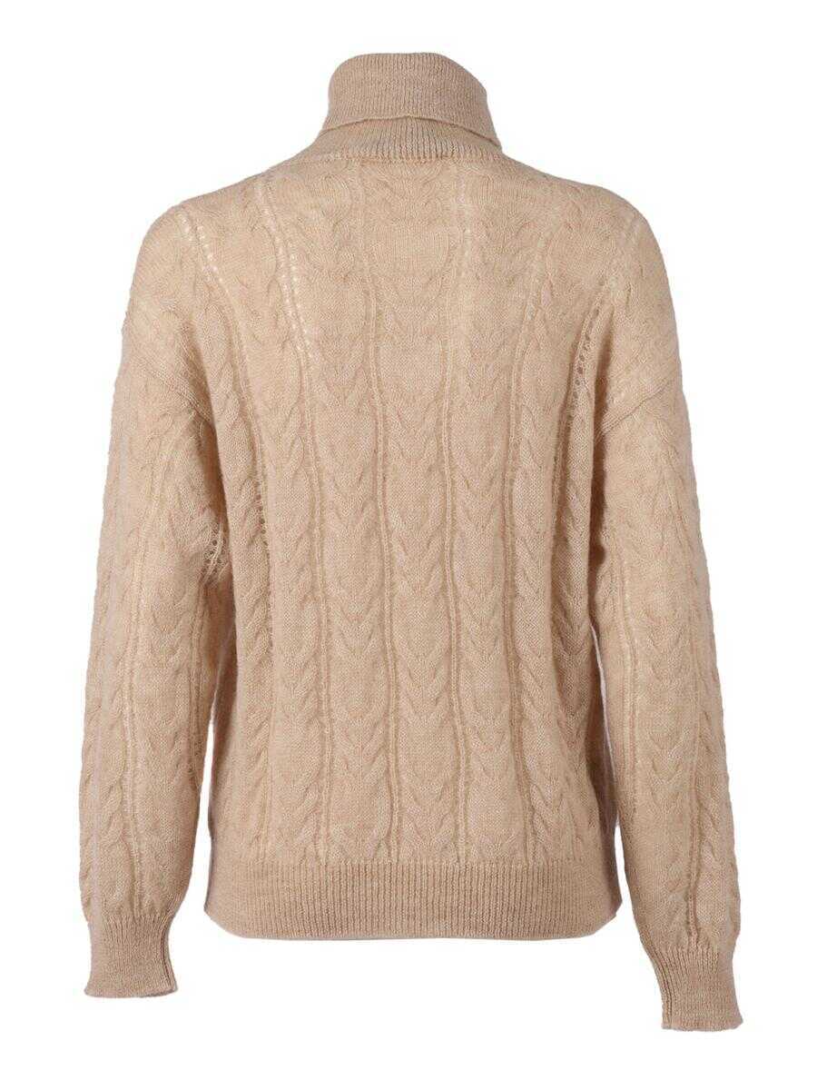 Pulovere Phi Fdl Phi Fdl High Neck WHITE Femei (BM 19351104) 2