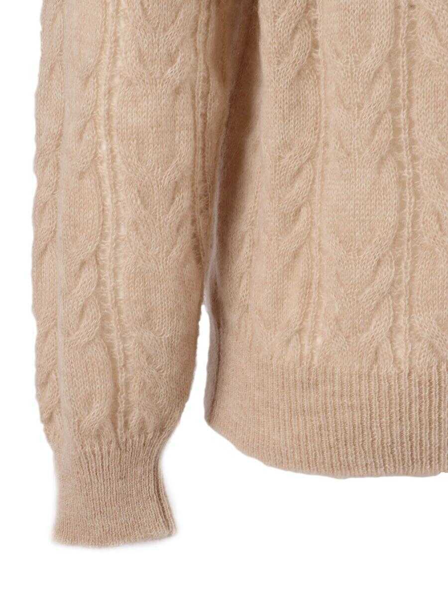 Pulovere Phi Fdl Phi Fdl High Neck WHITE Femei (BM 19351104) 3