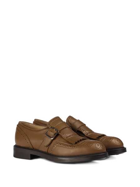Mocasini Doucals Doucals Monk-Strap In Leather BROWN Femei (BM 19351356) 2