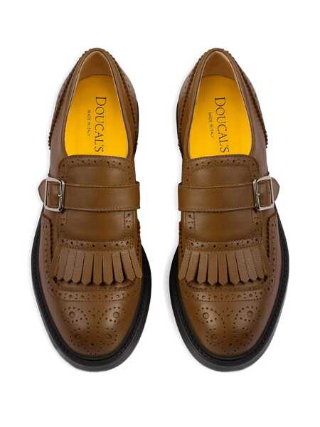 Mocasini Doucals Doucals Monk-Strap In Leather BROWN Femei (BM 19351356) 3