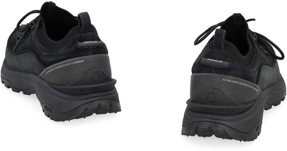 Sneakers Moncler Moncler Trailgrip Lite3 Sneakers In Nubuck And Suede Leather Black Barbati (BM 19351569) 4