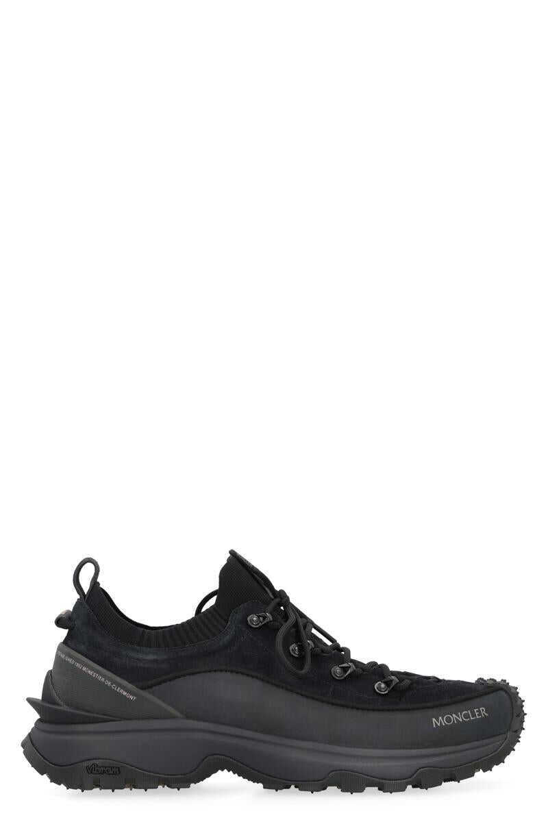 Sneakers Moncler Moncler Trailgrip Lite3 Sneakers In Nubuck And Suede Leather Black Barbati (BM 19351569) 1