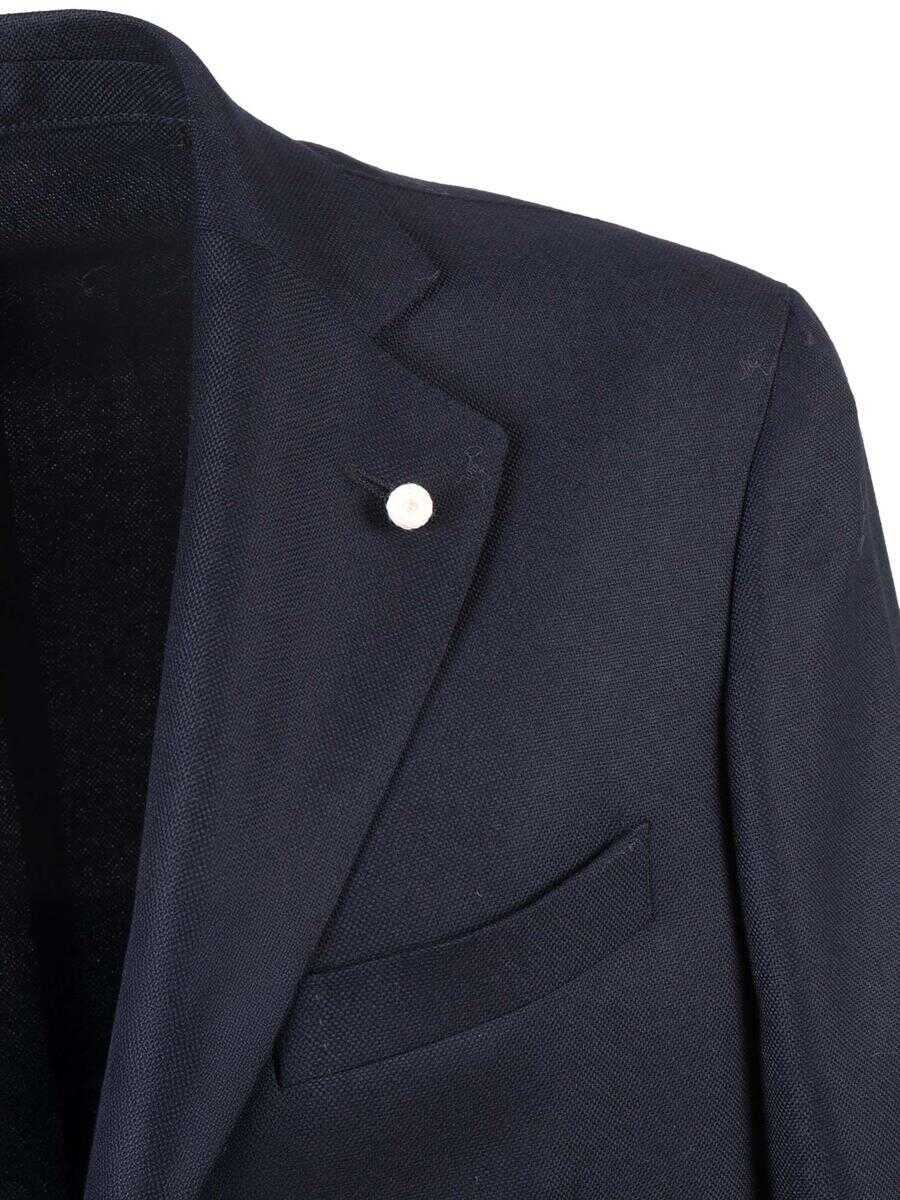 Costume LUIGI BIANCHI Luigi Bianchi Single-Breasted Jacket BLUE Barbati (BM 19351629) 3