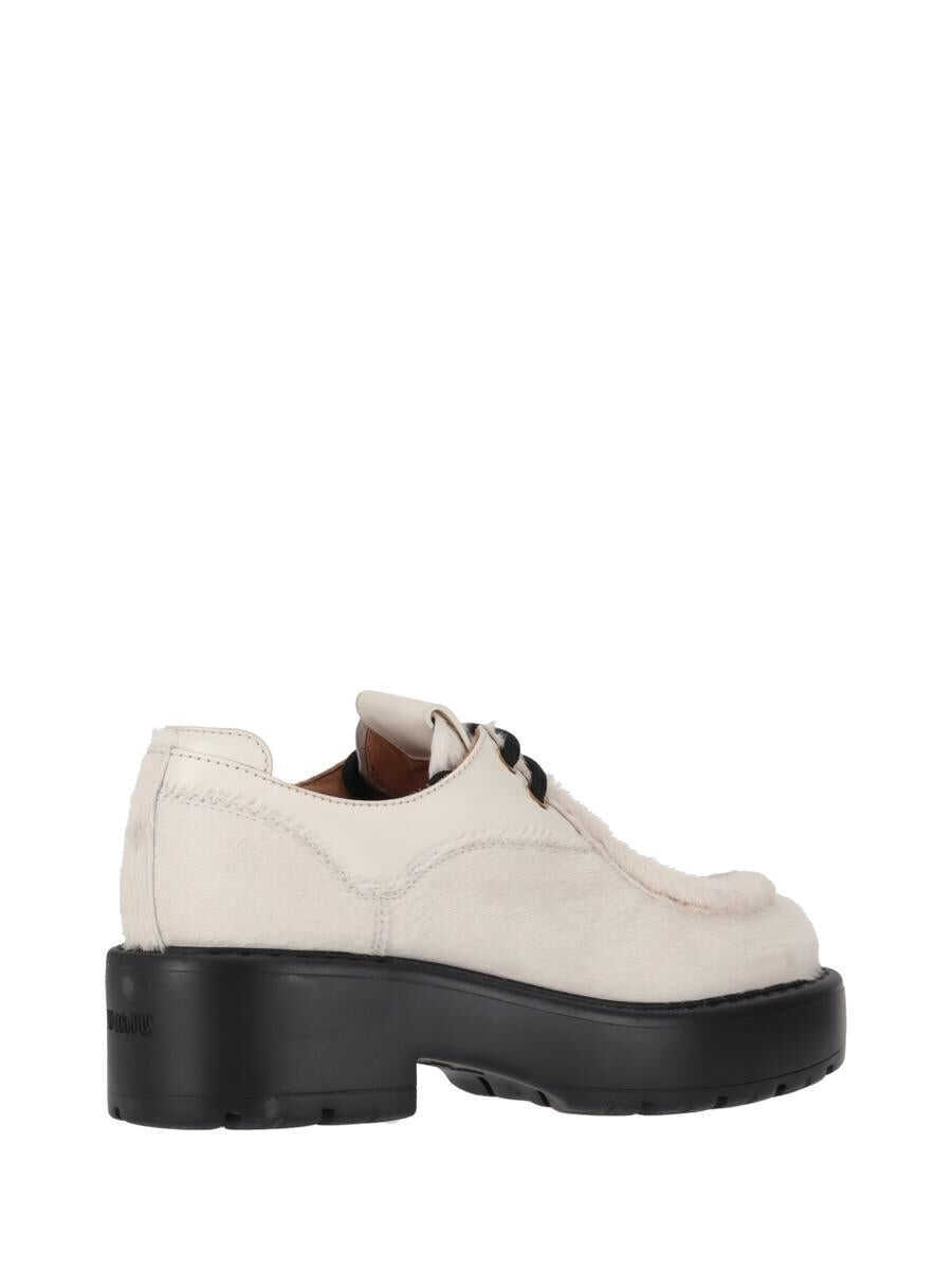 Pantofi Miu Miu Miu Miu Allacciate Vit.Cavallino Beige Femei (BM 19351716) 4