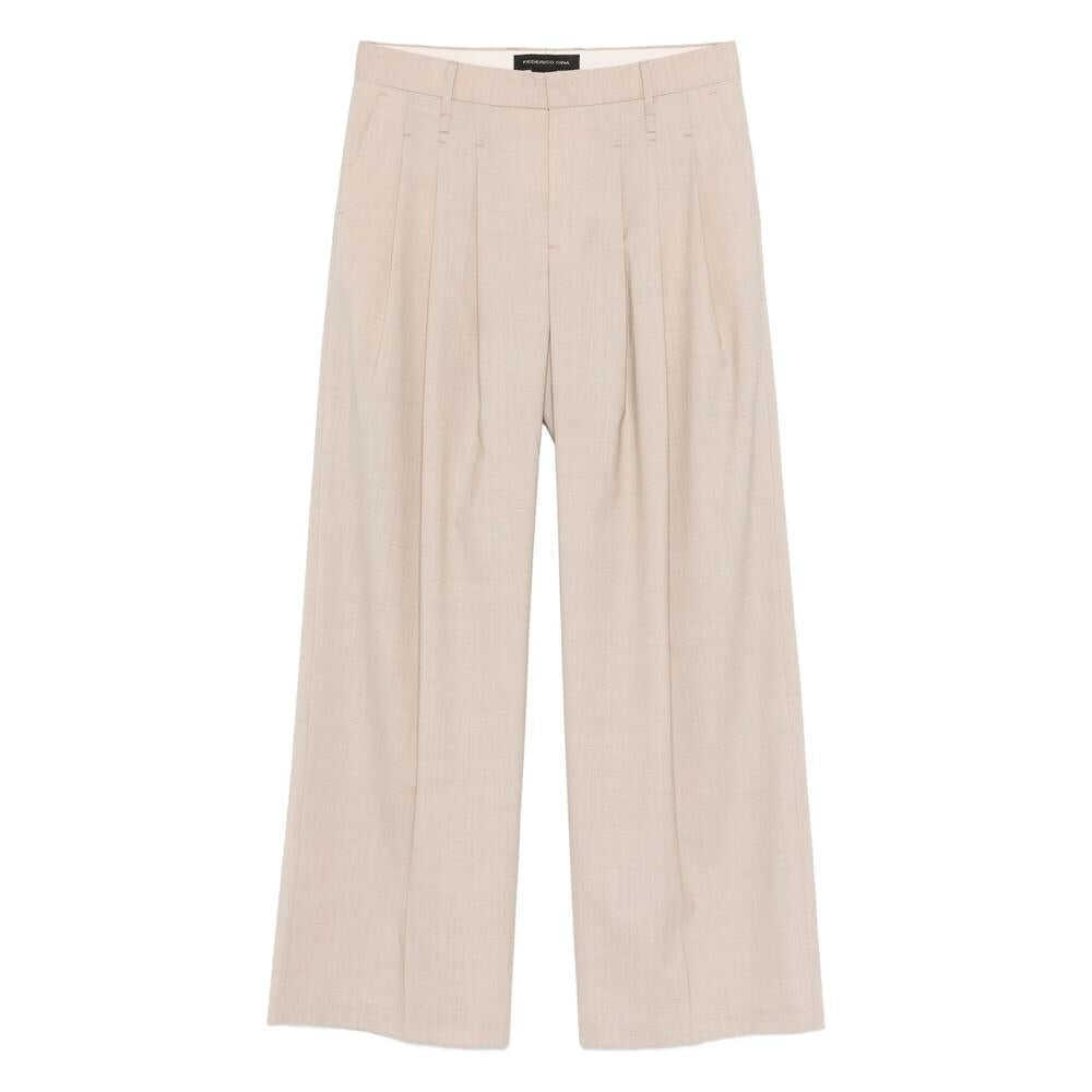 Pantaloni FEDERICO CINA Federico Cina Trousers Beige Barbati (BM 19351755) 1