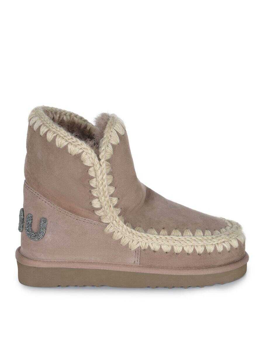 Bocanci Mou Mou  Boots Eskimo18 Glitter Brown Femei (BM 19351836) 1