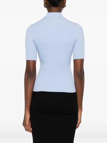 Pulovere COURRGES Courrges Reedition Knit Ss Jumper Clothing 7005 SKY Femei (BM 19351971) 4