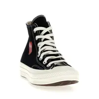 Pantofi sport Dama - Sneakers Comme des Garons Comme Des Garons Play Chuck Taylor 70 Small Red Heart High Top Sneakers. Shoes Black Femei (BM 19352073) - B-mall.ro