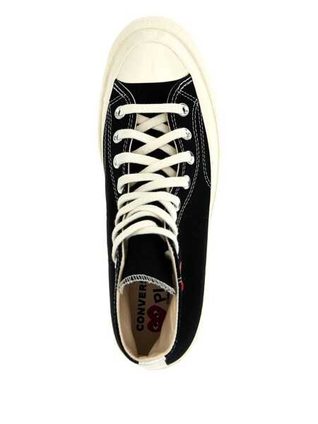 Sneakers Comme des Garons Comme Des Garons Play Chuck Taylor 70 Small Red Heart High Top Sneakers. Shoes Black Femei (BM 19352073) 4