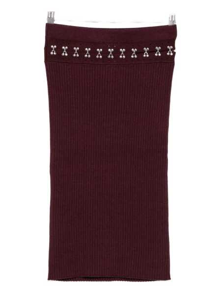 Fuste Patrizia Pepe Patrizia Pepe Skirt PURPLE RED Femei (BM 19352088) 2