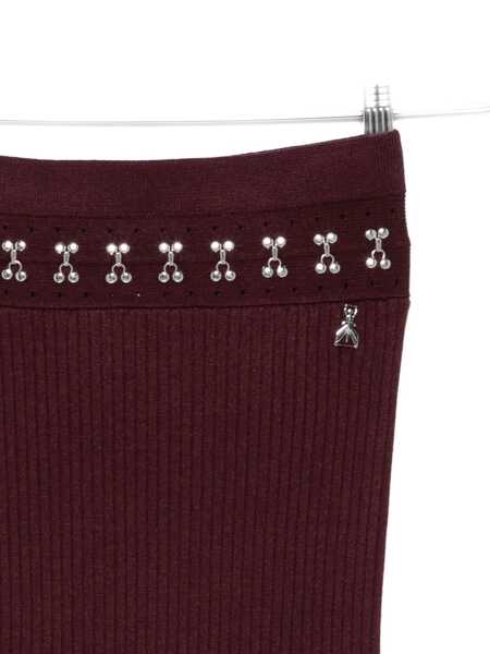 Fuste Patrizia Pepe Patrizia Pepe Skirt PURPLE RED Femei (BM 19352088) 3