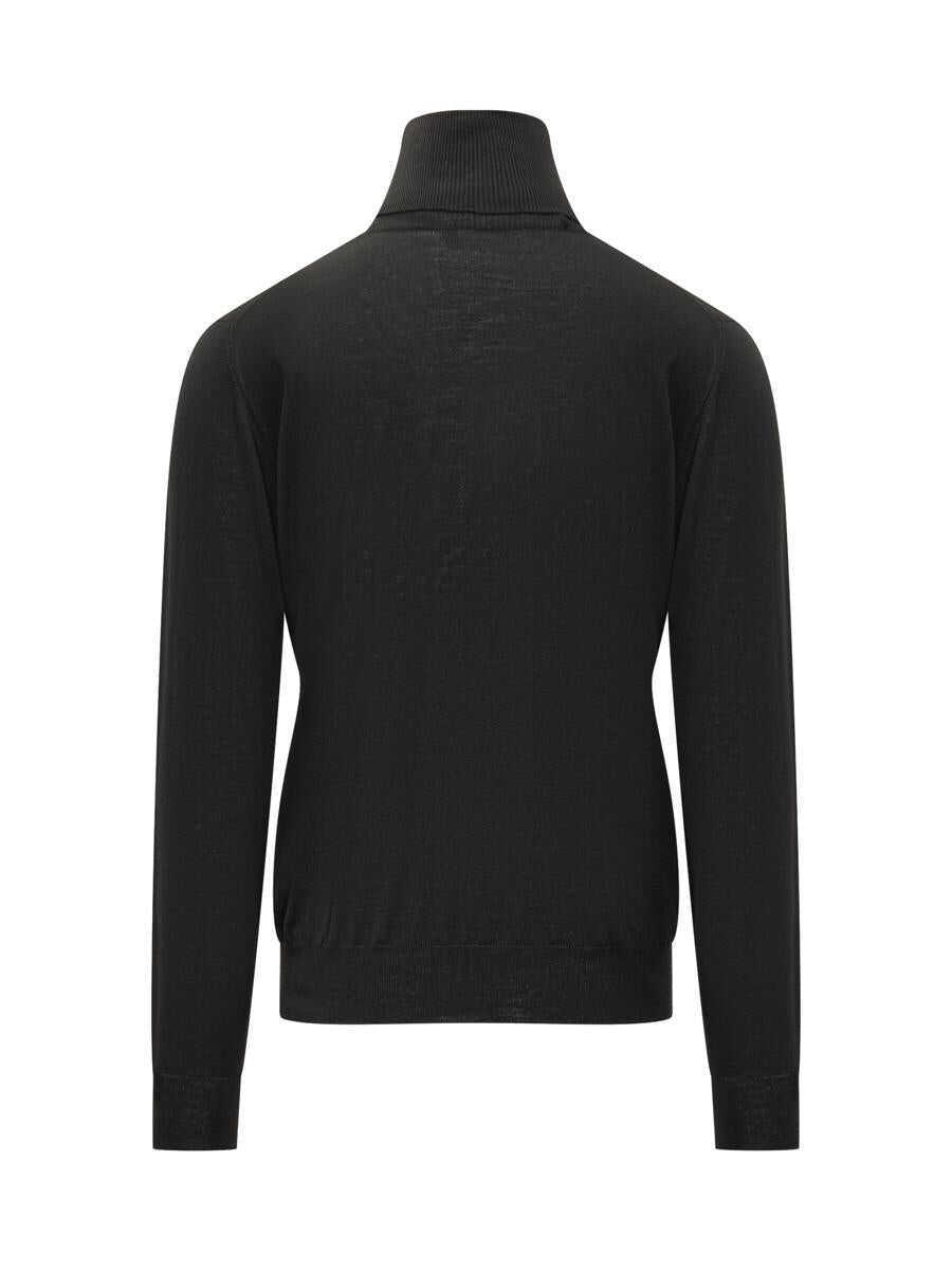 Pulovere FILIPPO DE LAURENTIIS Filippo De Laurentiis Black Turtleneck Filippo De Laurentiis Black Barbati (BM 19352232) 2