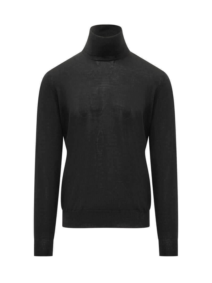 Pulovere FILIPPO DE LAURENTIIS Filippo De Laurentiis Black Turtleneck Filippo De Laurentiis Black Barbati (BM 19352232) 1