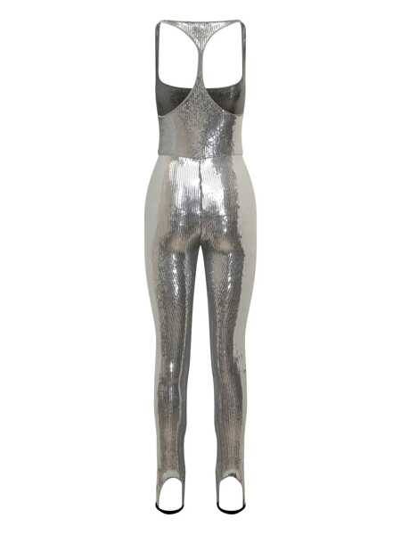 Salopete DSQUARED2 DSQUARED2 Dsquared2 Silver Sequined Jumpsuit SILVER Femei (BM 19352241) 2