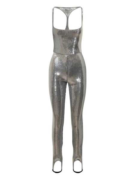 Salopete DSQUARED2 DSQUARED2 Dsquared2 Silver Sequined Jumpsuit SILVER Femei (BM 19352241) 1