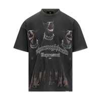 Tricouri Represent Represent Black T-Shirt With Doberman Print Barbati