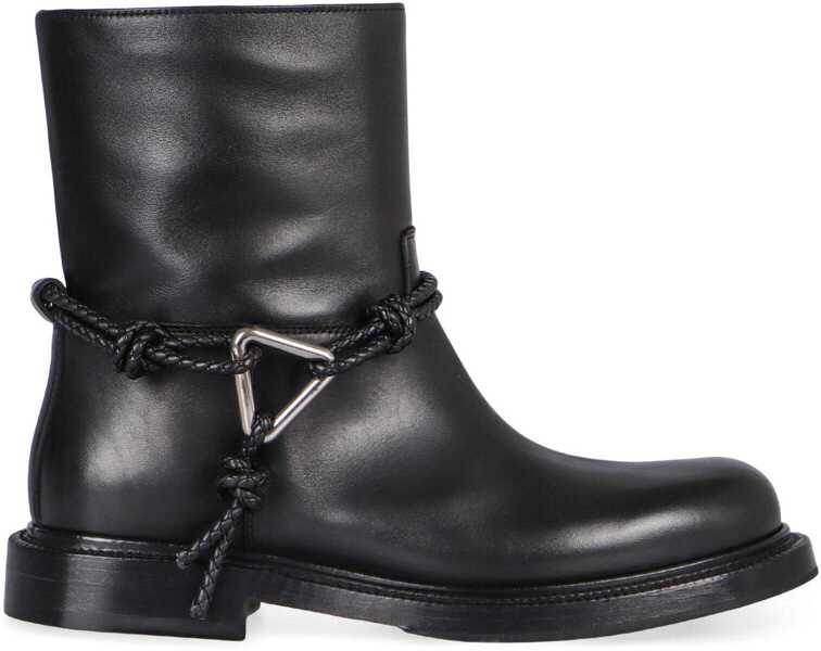 Bocanci Bottega Veneta Bottega Veneta James Leather Boots Black Femei (BM 19352457) 2