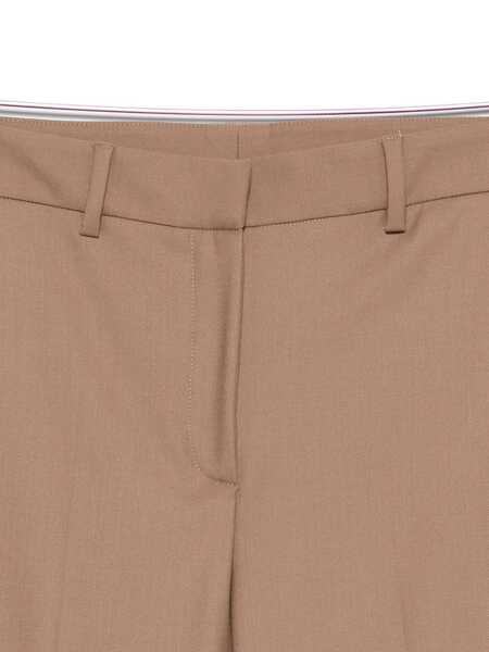 Pantaloni casual ANTONELLI Antonelli Pantaloni Kaki A Gamba Dritta Con Tasche Laterali Beige Femei (BM 19352517) 2