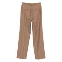 Pantaloni casual Antonelli Pantaloni Kaki A Gamba Dritta Con Tasche Laterali Femei