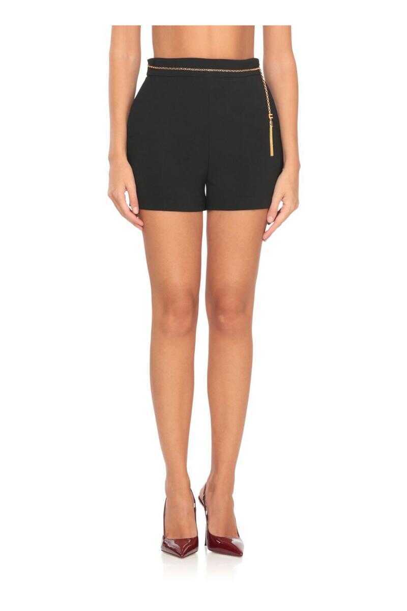 Pantaloni casual Elisabetta Franchi Elisabetta Franchi Trousers Black Femei (BM 19352736) 2