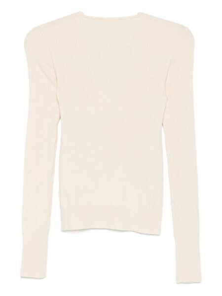 Pulovere Patrizia Pepe Patrizia Pepe Sweater WOOLY WHITE Femei (BM 19352778) 2