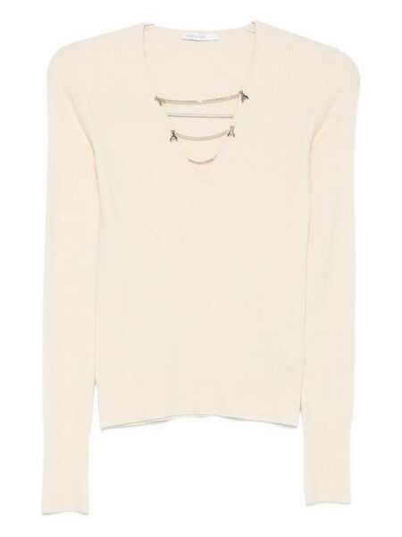 Pulovere Patrizia Pepe Patrizia Pepe Sweater WOOLY WHITE Femei (BM 19352778) 1