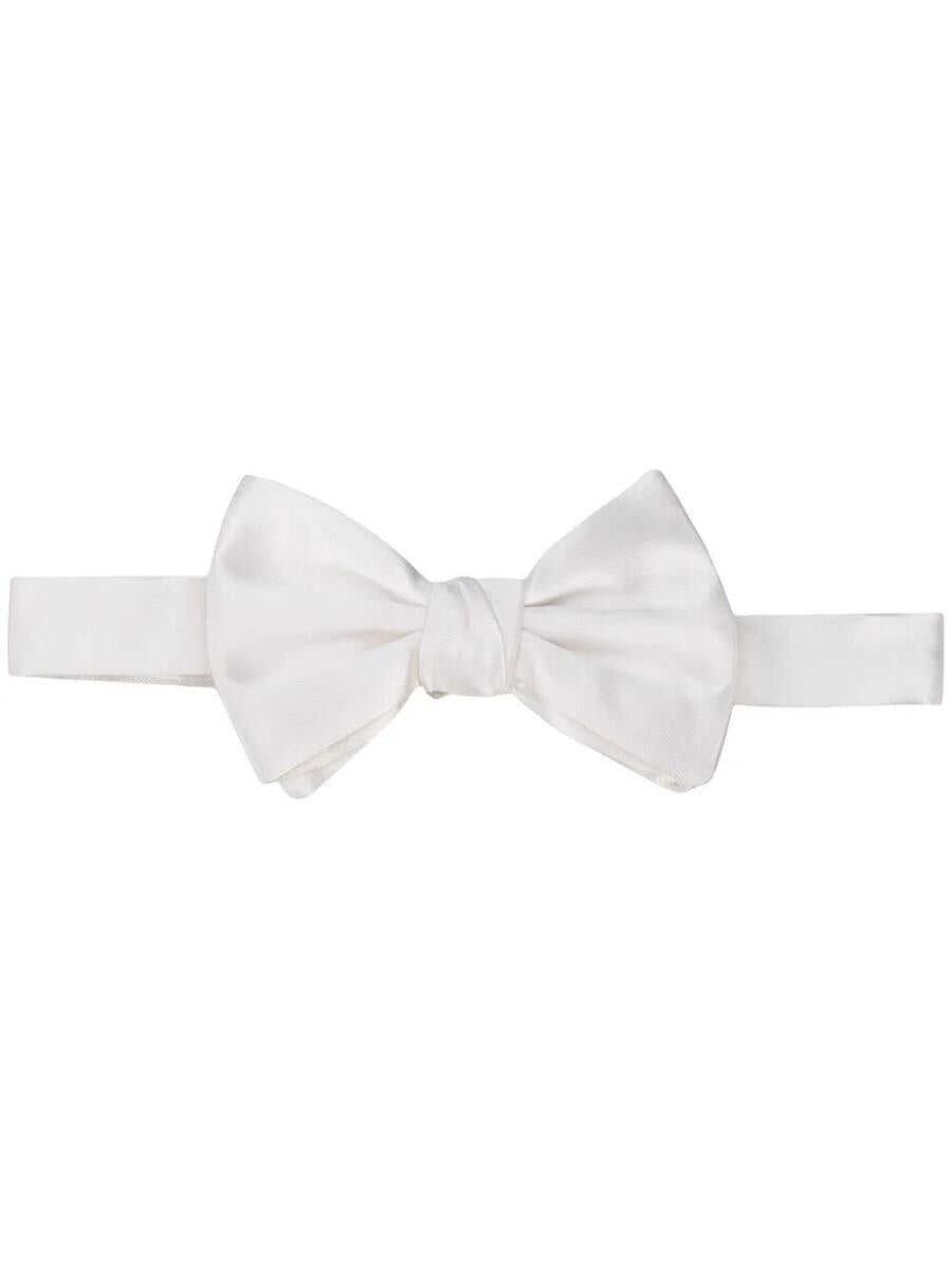 Accesorii Giorgio Armani Giorgio Armani Woven Bowtie Accessories WHITE Barbati (BM 19353141) 1