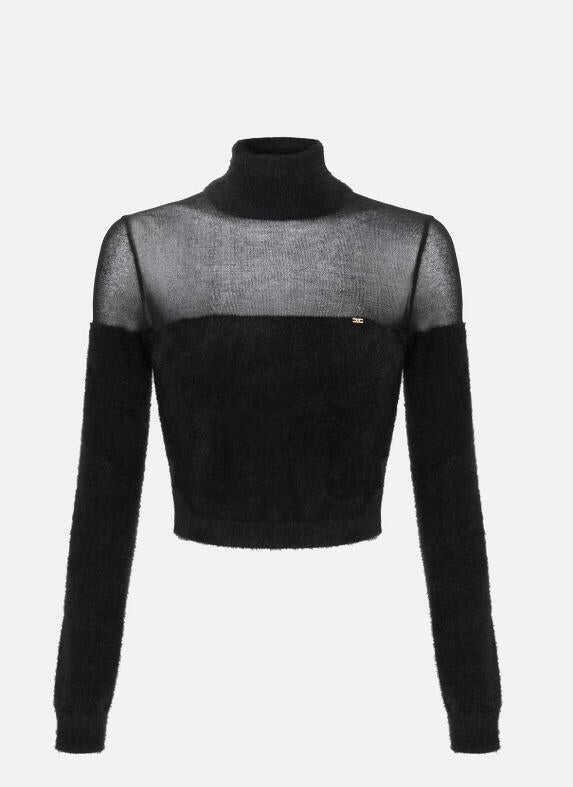 Pulovere Elisabetta Franchi Elisabetta Franchi Sweaters Black Femei (BM 19353186) 1
