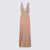 Elisabetta Franchi Elisabetta Franchi Pink Viscose Maxi Dress Beige