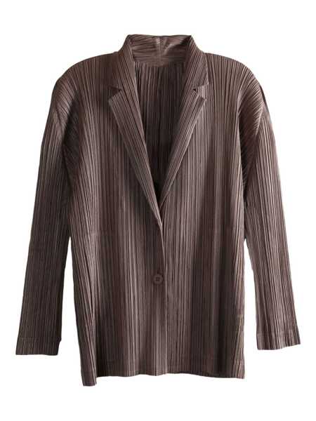Geci PLEATS PLEASE ISSEY MIYAKE Pleats Please Issey Miyake Jackets BROWN Femei (BM 19353654) 1
