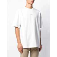 Tricouri DRÔLE DE MONSIEUR pentru Barbati - Tricouri DRLE DE MONSIEUR Slogan Classique White Classic T-Shirt With Logo Print In Cotton Blend Man WHITE Barbati (BM 19353738) - B-mall.ro