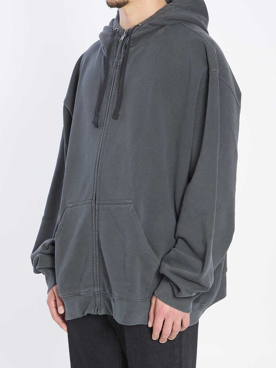 Bluze de trening Maison Margiela Hoodie With Numeric Logo GREY Barbati (BM 19354125) 2