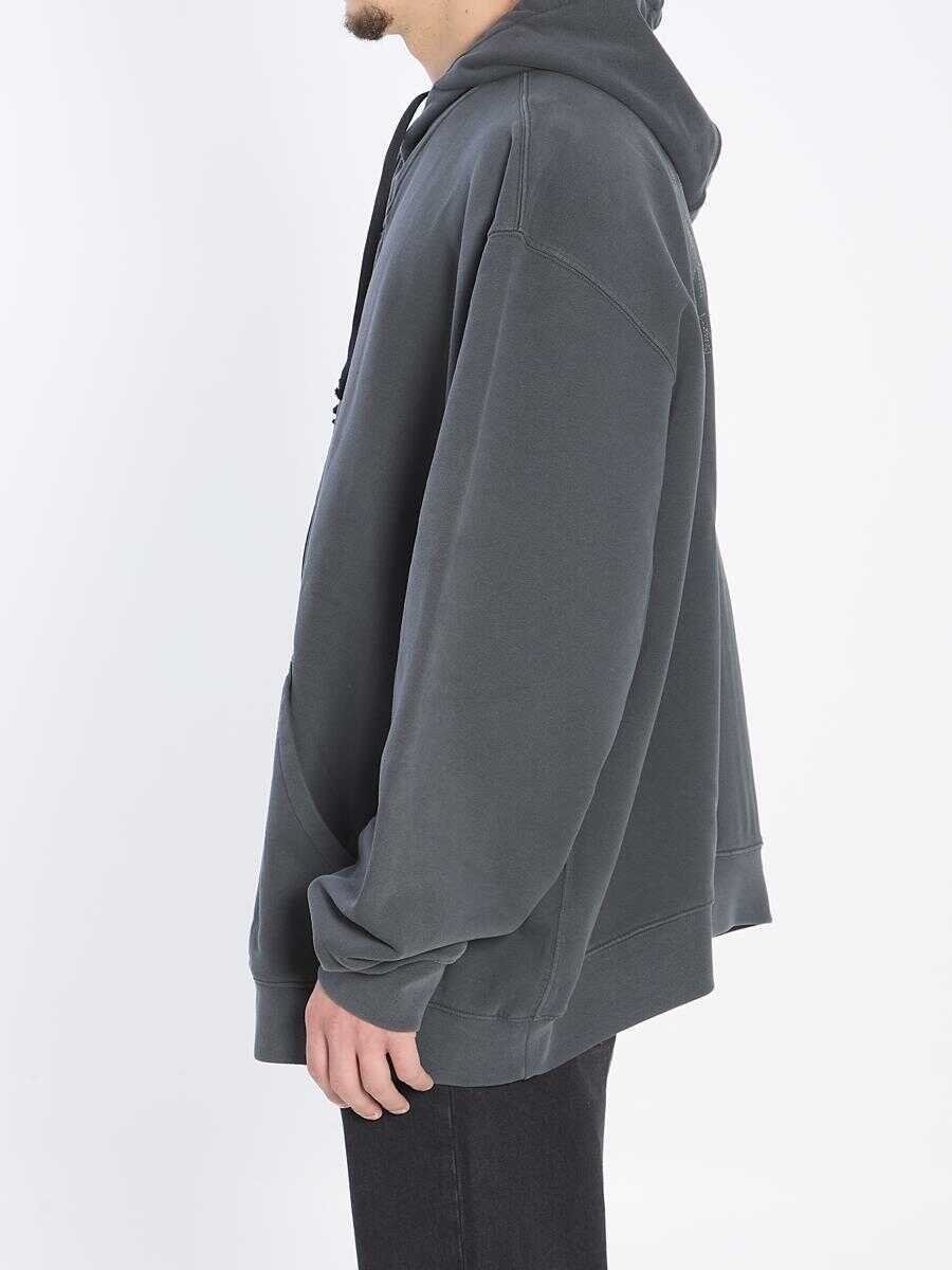 Bluze de trening Maison Margiela Hoodie With Numeric Logo GREY Barbati (BM 19354125) 3