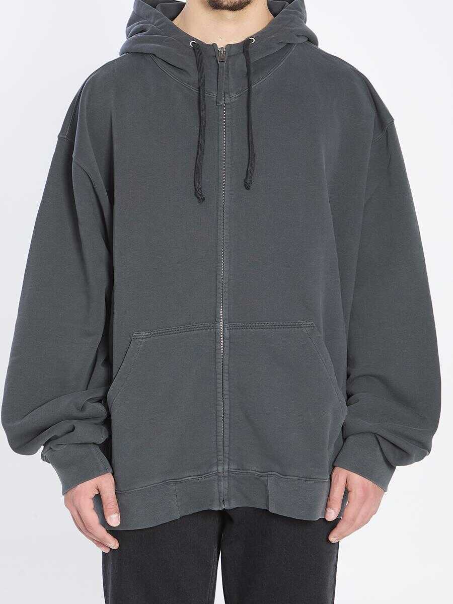Bluze de trening Maison Margiela Hoodie With Numeric Logo GREY Barbati (BM 19354125) 1