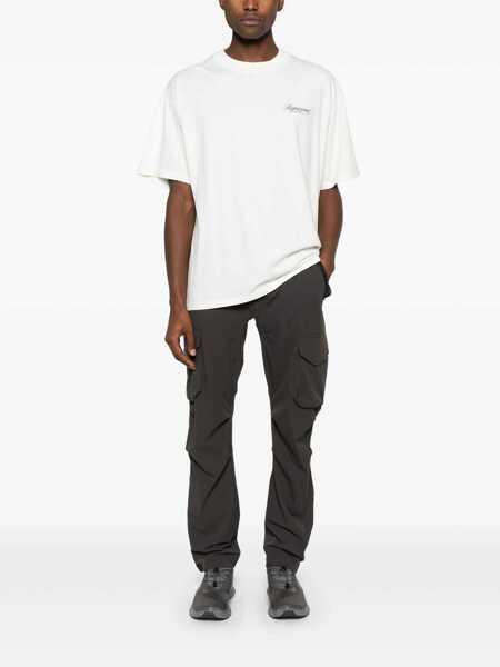 Tricouri REPRESENT White Crewneck T-Shirt With With Front And Back Owners Club Print In Cotton Man WHITE Barbati (BM 19354149) 2