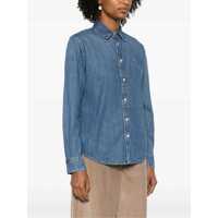 Camasi Dama - Camasi Ralph Lauren Blue Shirt With Classic Collar And Pony Embroidery On The Front In Denim Woman BLUE Femei (BM 19354266) - B-mall.ro
