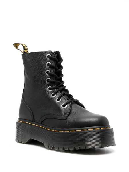 Bocanci Dr. Martens Dr. Martens Hammered Leather Amphibian Black Femei (BM 19354311) 2