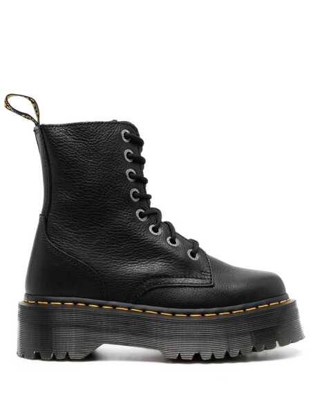 Bocanci Dr. Martens Dr. Martens Hammered Leather Amphibian Black Femei (BM 19354311) 1