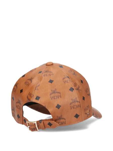 Sepci MCM Mcm Mcm Cap In Visetos Cognac BROWN Barbati (BM 19354431) 2