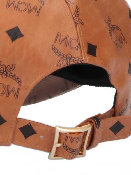 Sepci MCM Mcm Mcm Cap In Visetos Cognac BROWN Barbati (BM 19354431) 3