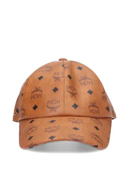 Sepci MCM Mcm Mcm Cap In Visetos Cognac BROWN Barbati (BM 19354431) 1