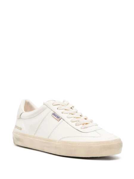 Sneakers Golden Goose Soul-Star White Low Top Sneakers With Metallic Heel Tab In Leather Man WHITE Barbati (BM 19354443) 2