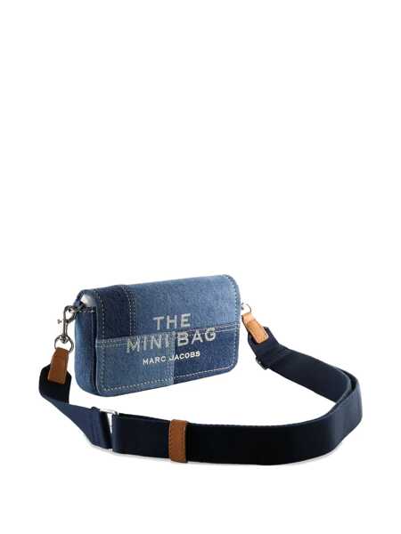 Genti de mana Marc Jacobs Marc Jacobs Marc Jacobs The Mini Bag In Denim Patchwork BLUE Femei (BM 19354701) 2